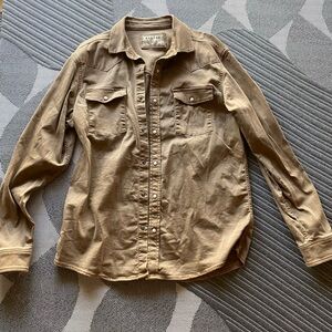 Poncho Men's Brown Shirt